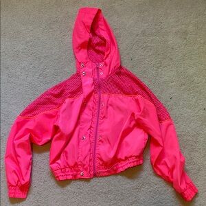 Pink Hooded Jacket
